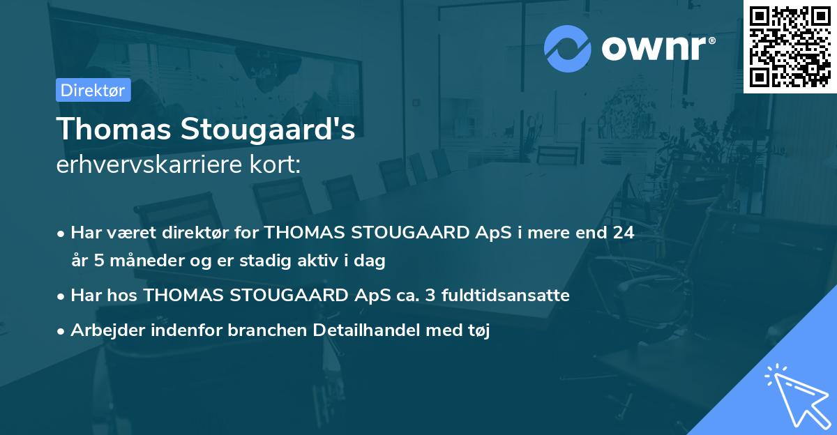 Thomas Stougaard's erhvervskarriere kort