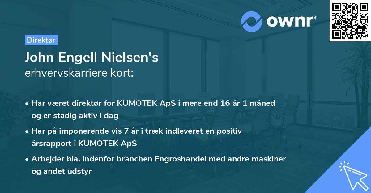 John Engell Nielsen's erhvervskarriere kort