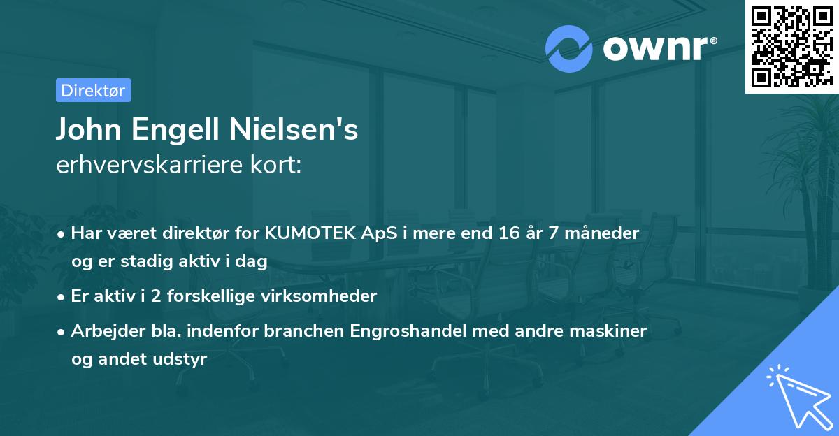 John Engell Nielsen's erhvervskarriere kort