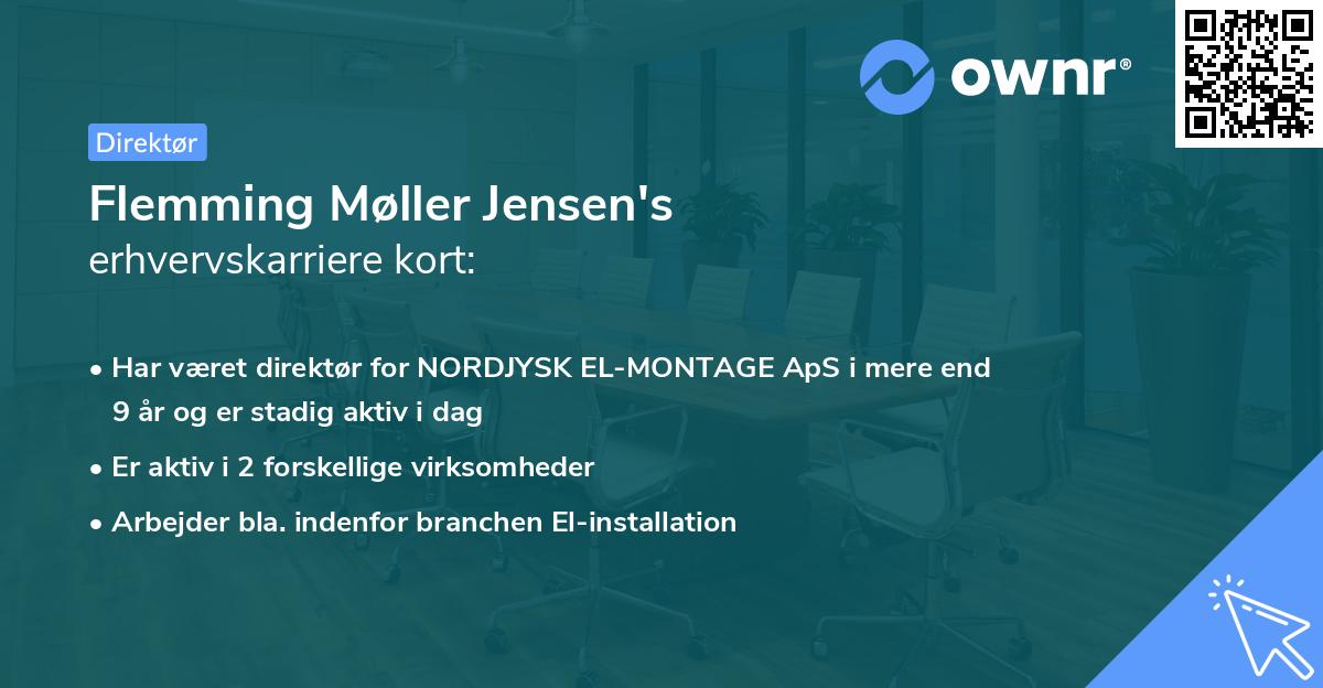 Flemming Møller Jensen's erhvervskarriere kort