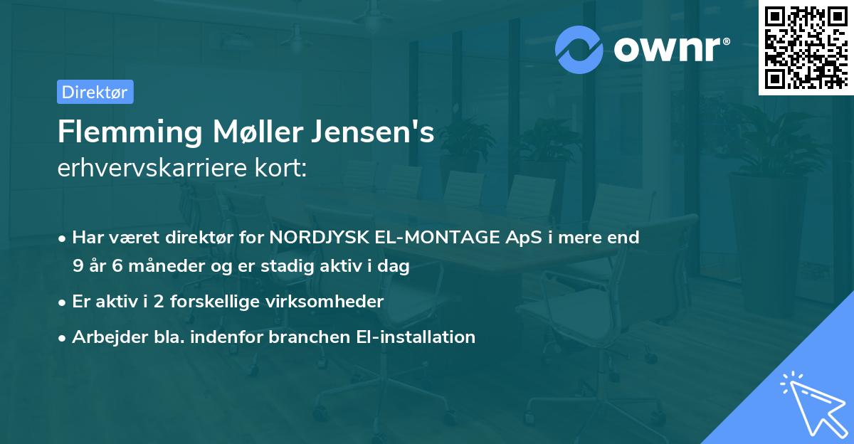 Flemming Møller Jensen's erhvervskarriere kort