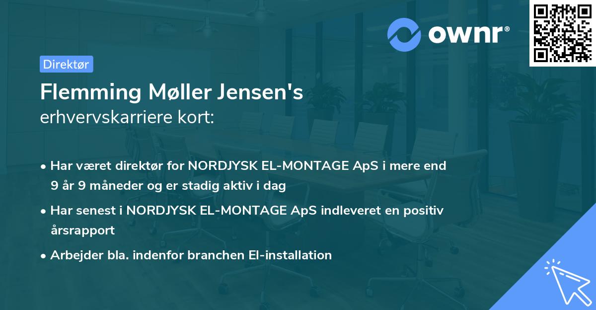 Flemming Møller Jensen's erhvervskarriere kort