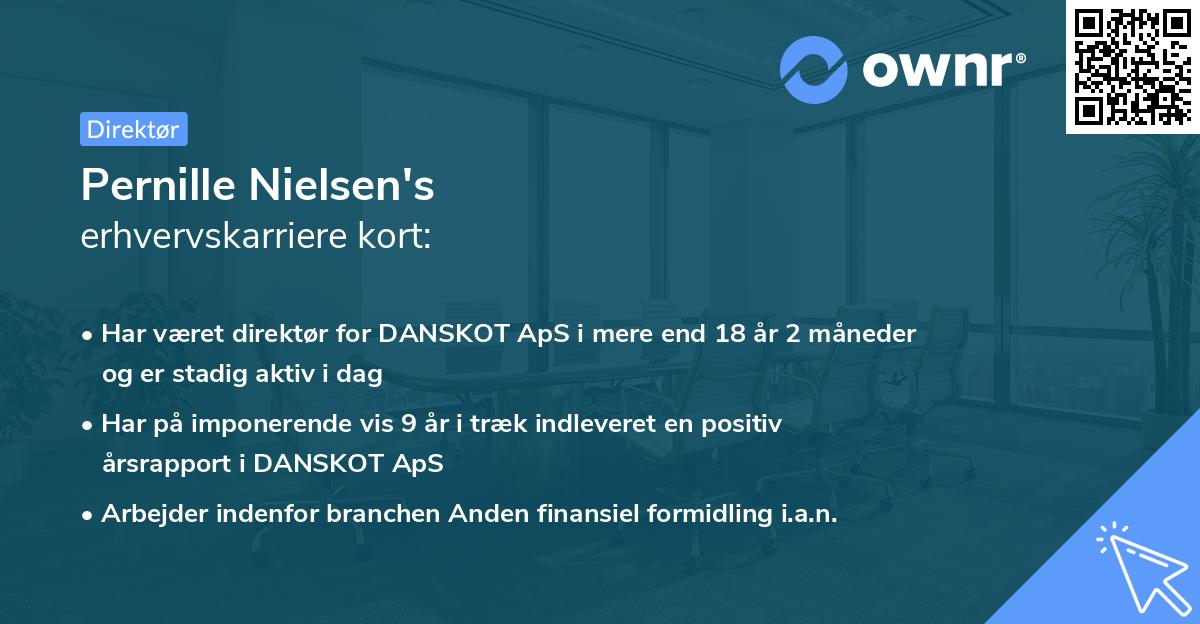 Pernille Nielsen's erhvervskarriere kort