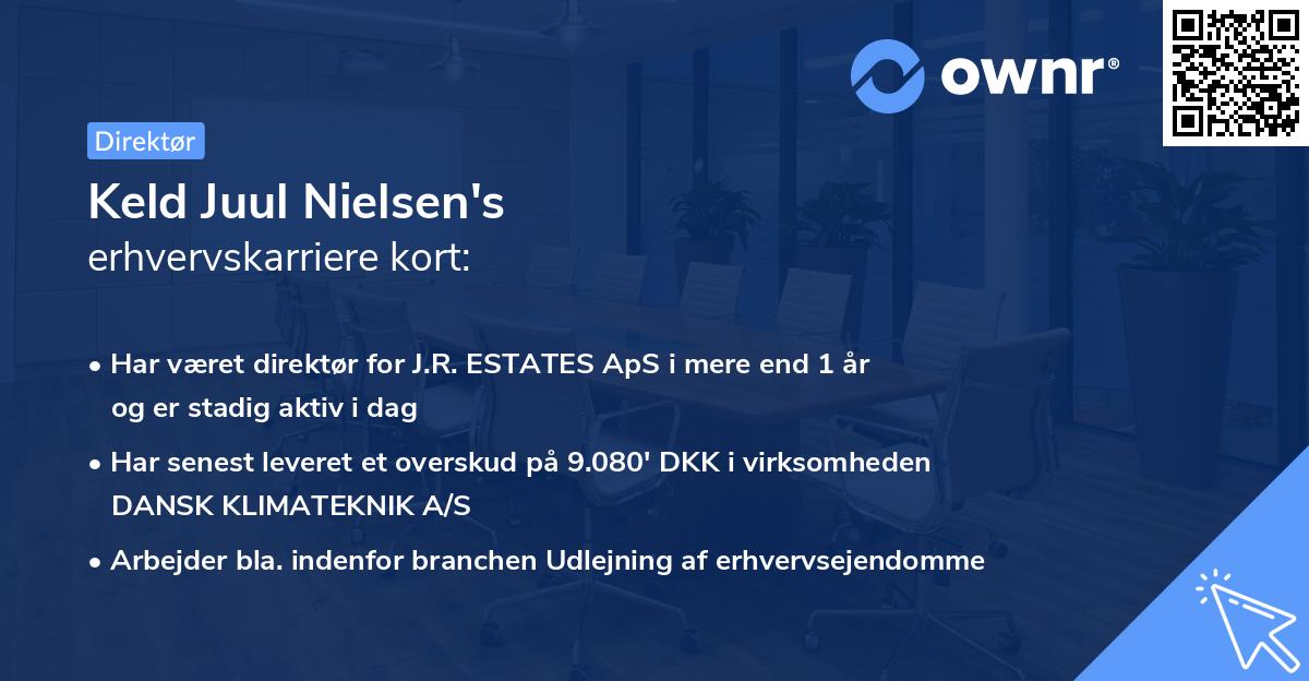 Keld Juul Nielsen's erhvervskarriere kort