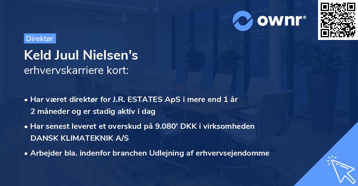 Keld Juul Nielsen's erhvervskarriere kort