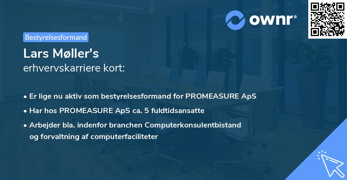 Lars Møller's erhvervskarriere kort