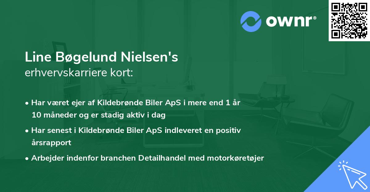 Line Bøgelund Nielsen's erhvervskarriere kort