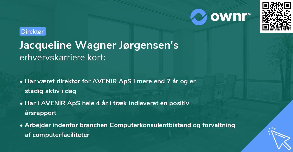 Jacqueline Wagner Jørgensen's erhvervskarriere kort