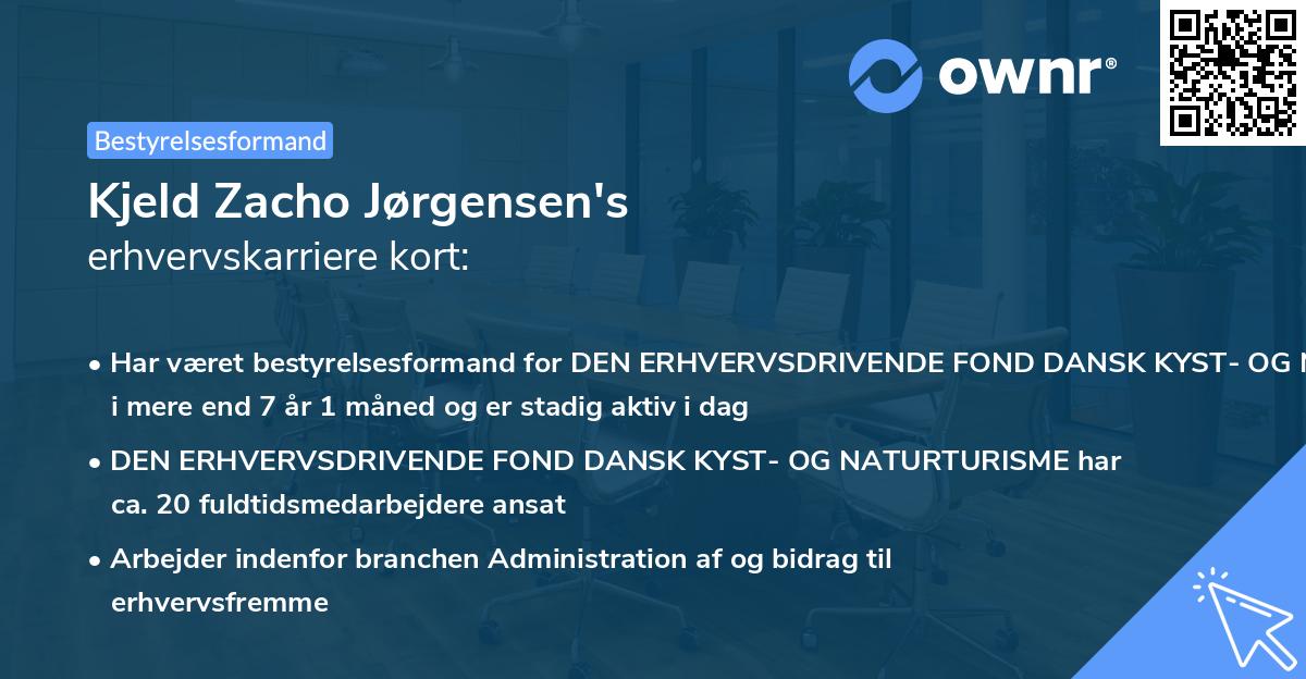 Kjeld Zacho Jørgensen's erhvervskarriere kort