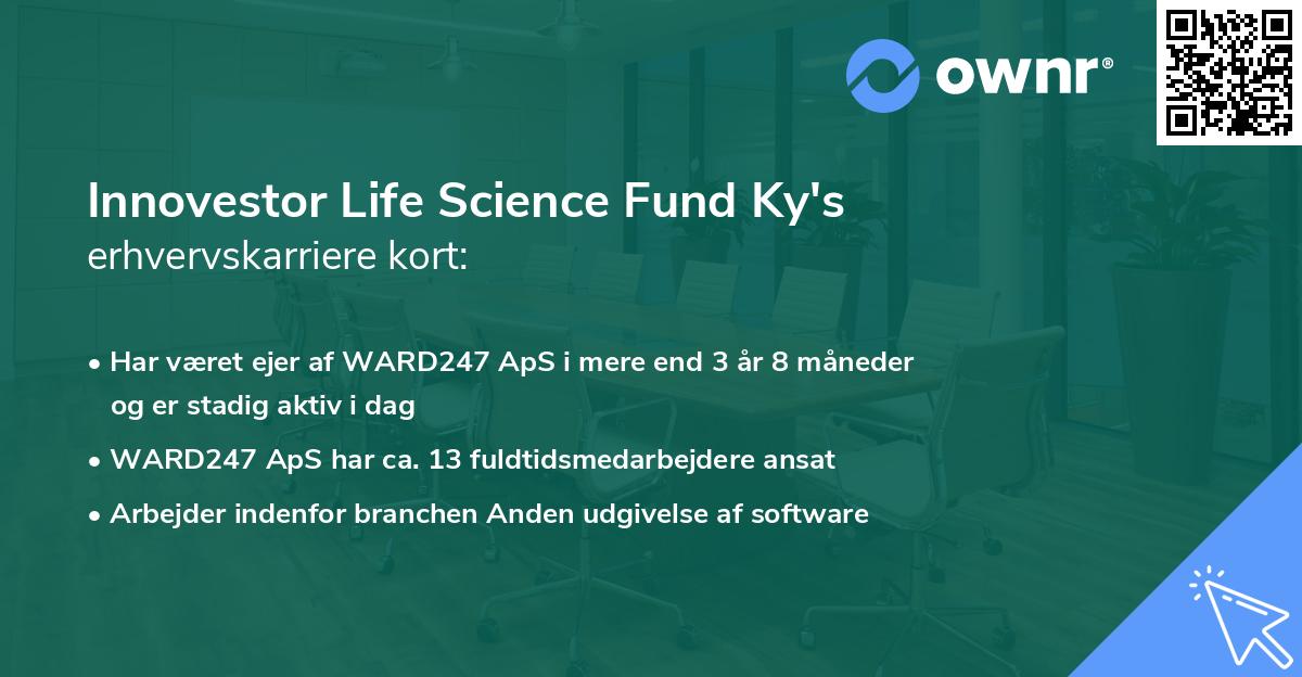 Innovestor Life Science Fund Ky's erhvervskarriere kort