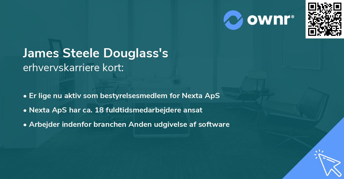 James Steele Douglass's erhvervskarriere kort