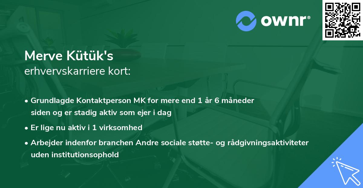 Merve Kütük's erhvervskarriere kort