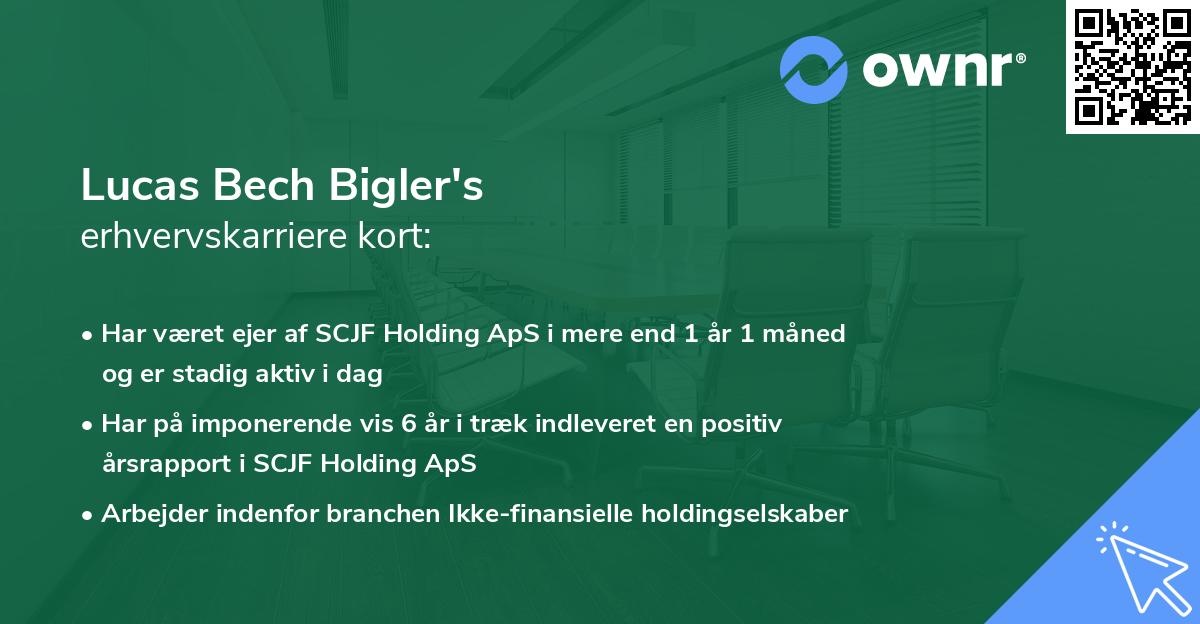 Lucas Bech Bigler's erhvervskarriere kort