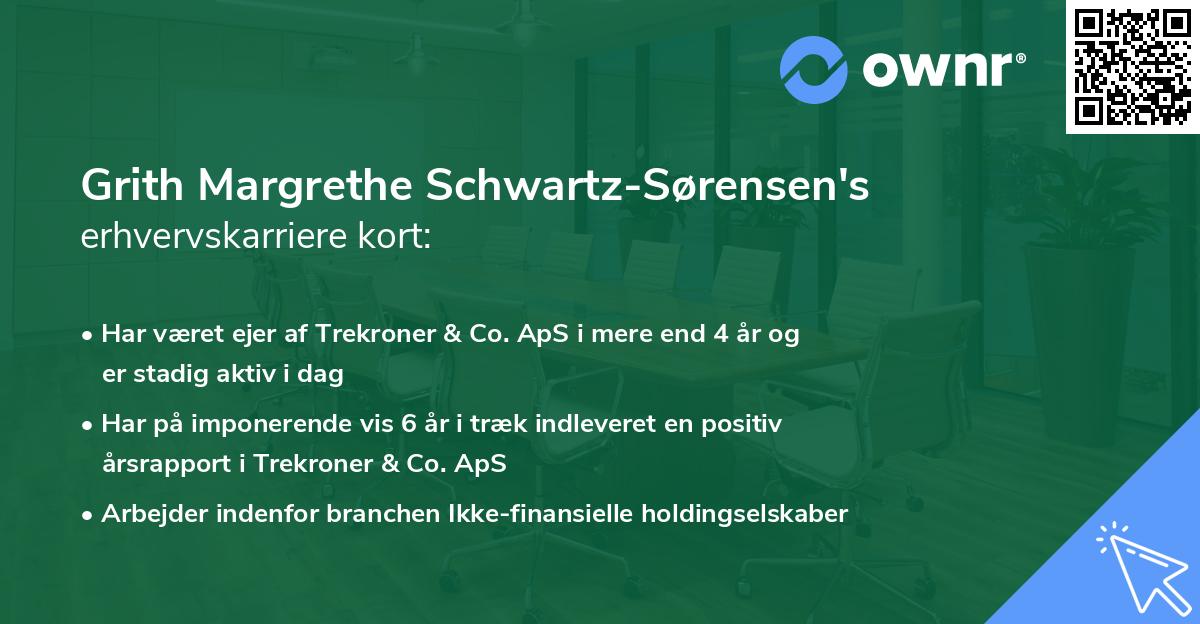 Grith Margrethe Schwartz-Sørensen's erhvervskarriere kort