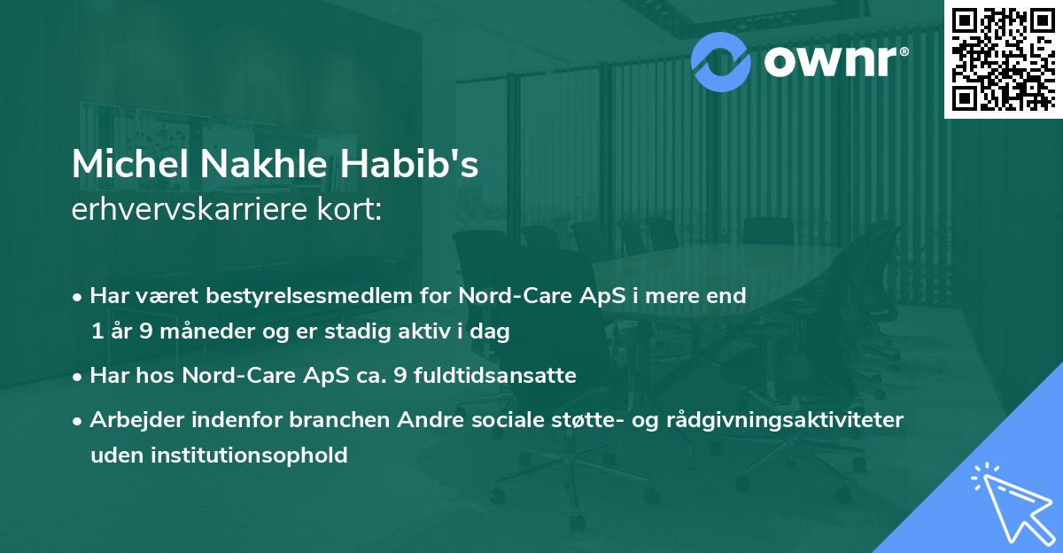 Michel Nakhle Habib's erhvervskarriere kort