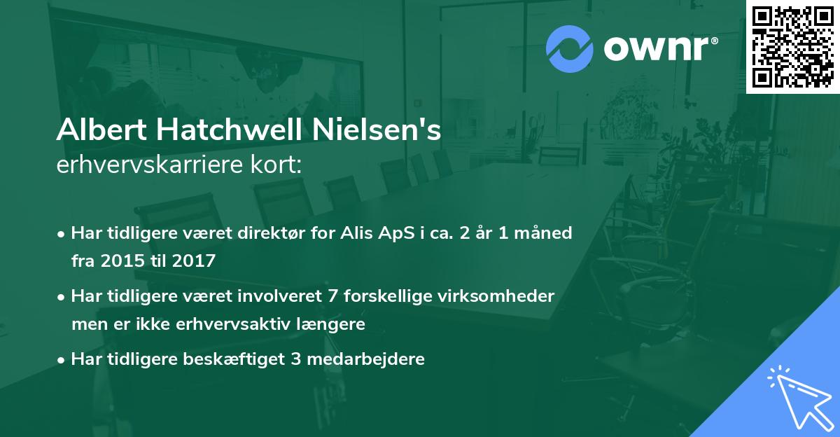 Albert Hatchwell Nielsen's erhvervskarriere kort
