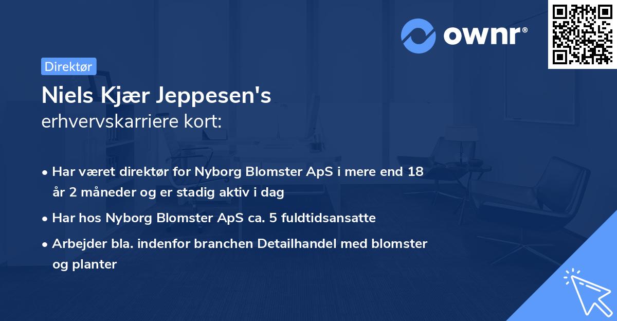 Niels Kjær Jeppesen's erhvervskarriere kort