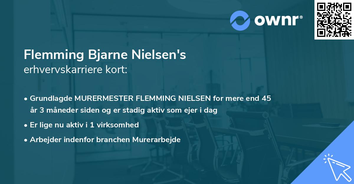 Flemming Bjarne Nielsen's erhvervskarriere kort