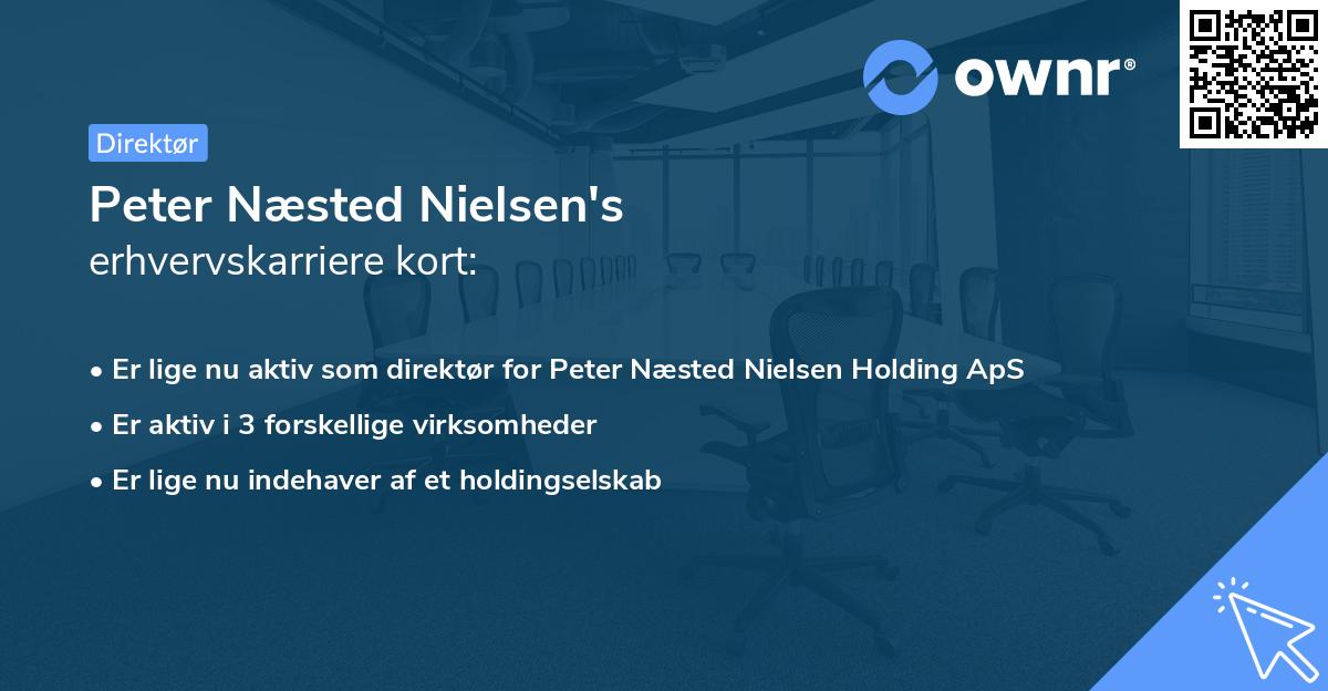 Peter Næsted Nielsen's erhvervskarriere kort