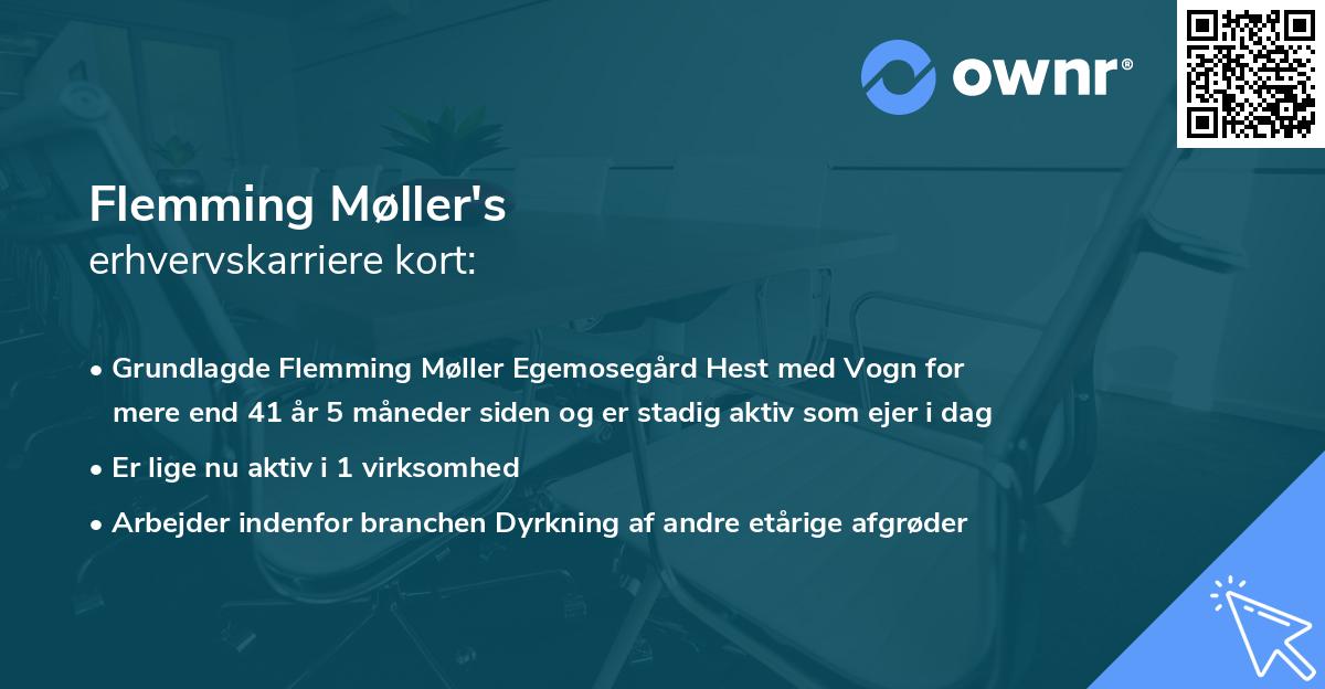 Flemming Møller's erhvervskarriere kort