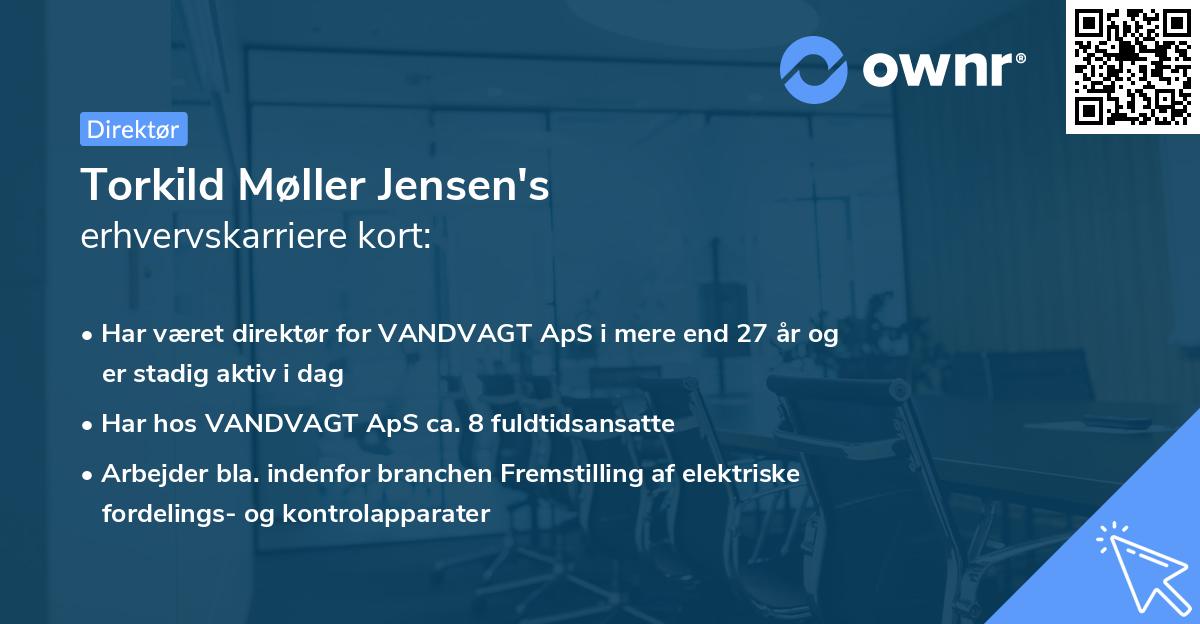 Torkild Møller Jensen's erhvervskarriere kort