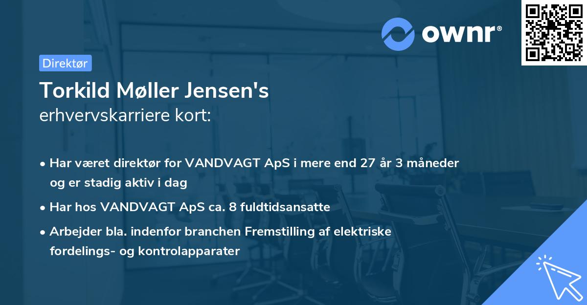 Torkild Møller Jensen's erhvervskarriere kort