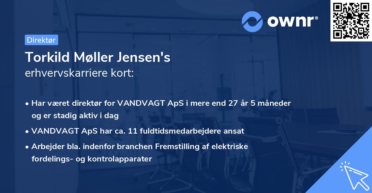 Torkild Møller Jensen's erhvervskarriere kort