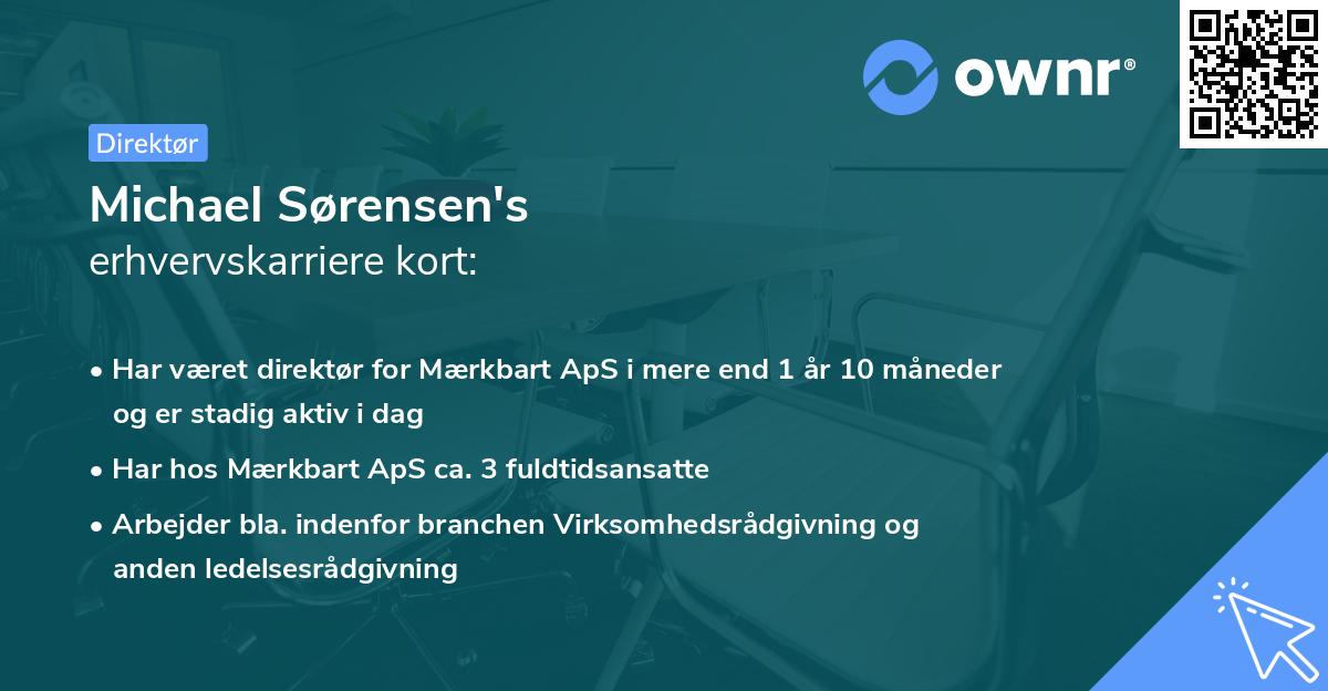 Michael Sørensen's erhvervskarriere kort