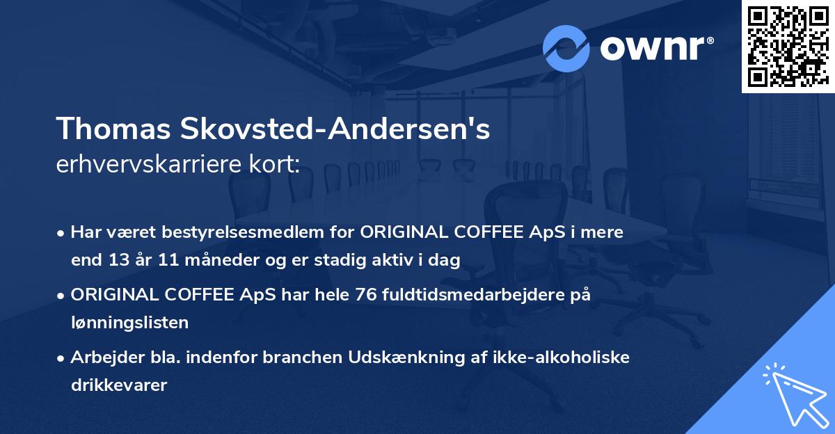 Thomas Skovsted-Andersen's erhvervskarriere kort