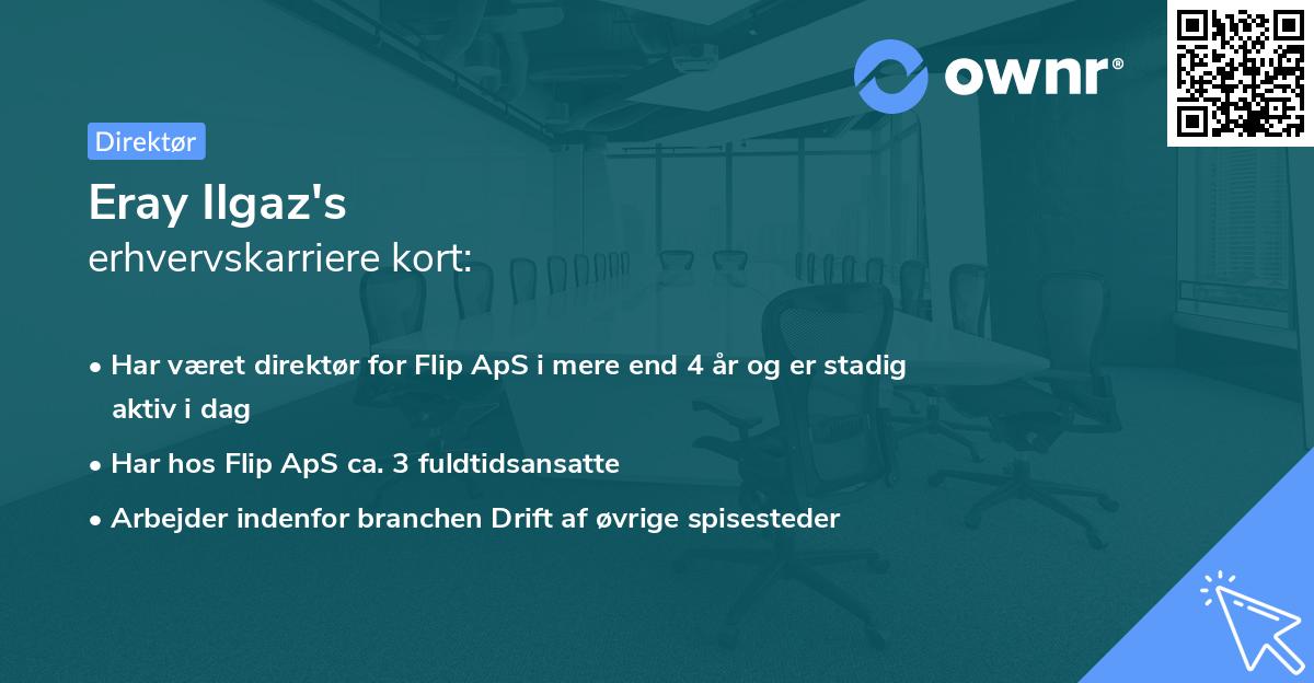Eray Ilgaz's erhvervskarriere kort