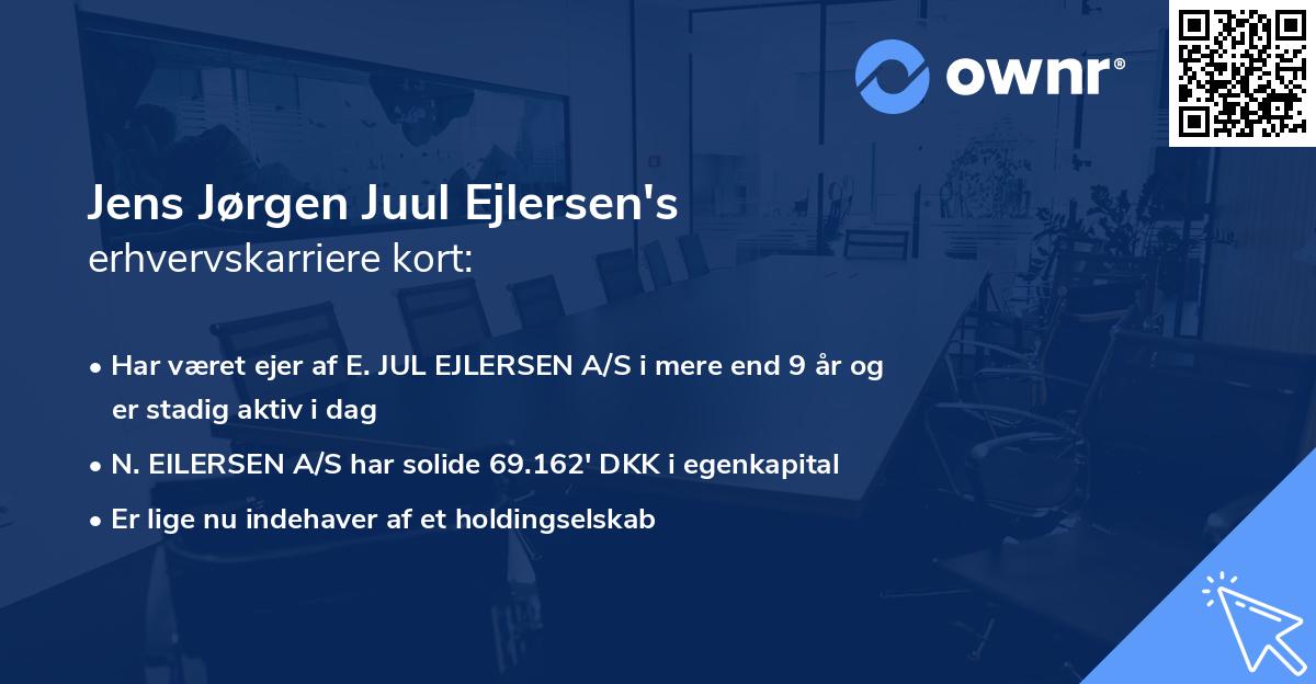 Jens Jørgen Juul Ejlersen's erhvervskarriere kort