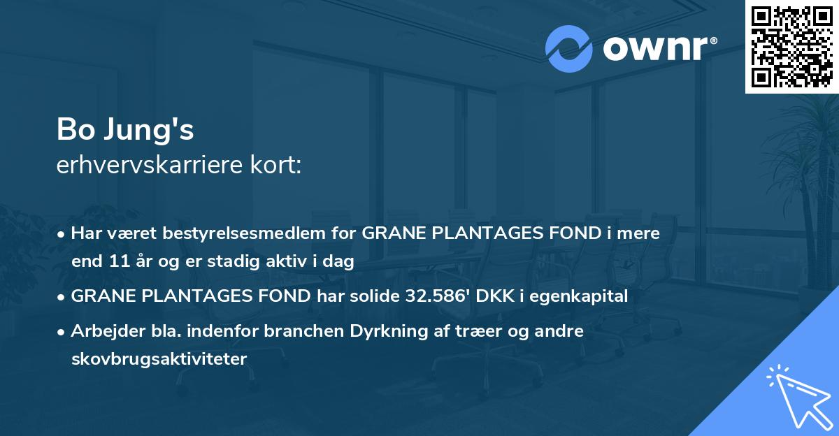 Bo Jung's erhvervskarriere kort