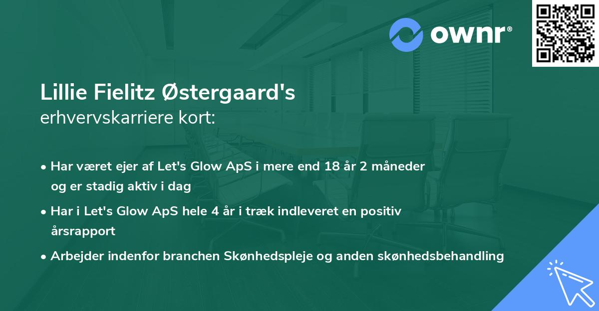 Lillie Fielitz Østergaard's erhvervskarriere kort