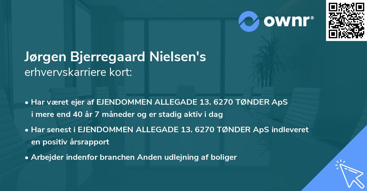 Jørgen Bjerregaard Nielsen's erhvervskarriere kort