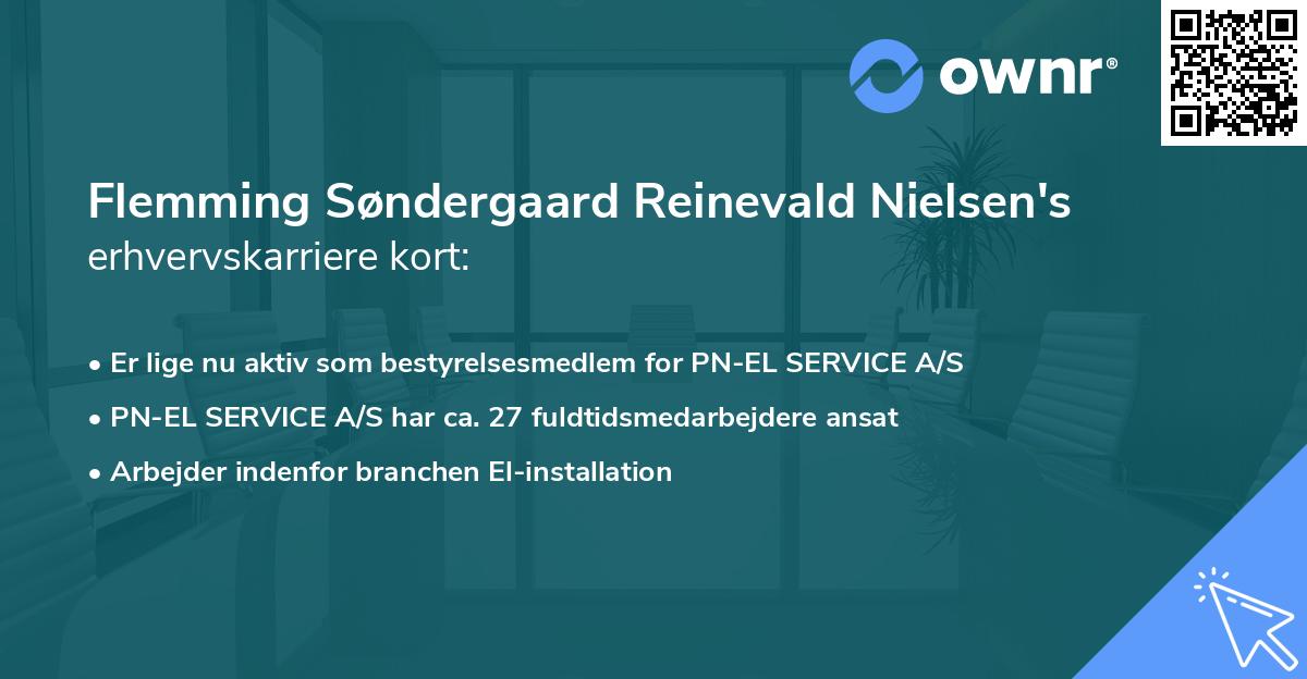 Flemming Søndergaard Reinevald Nielsen's erhvervskarriere kort