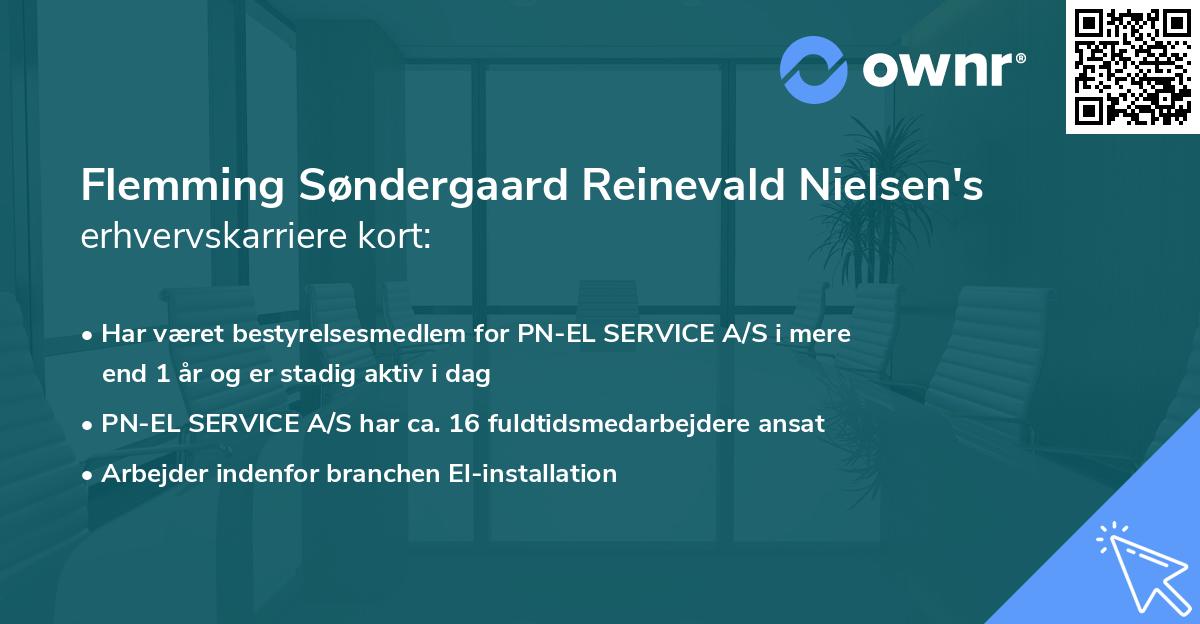 Flemming Søndergaard Reinevald Nielsen's erhvervskarriere kort