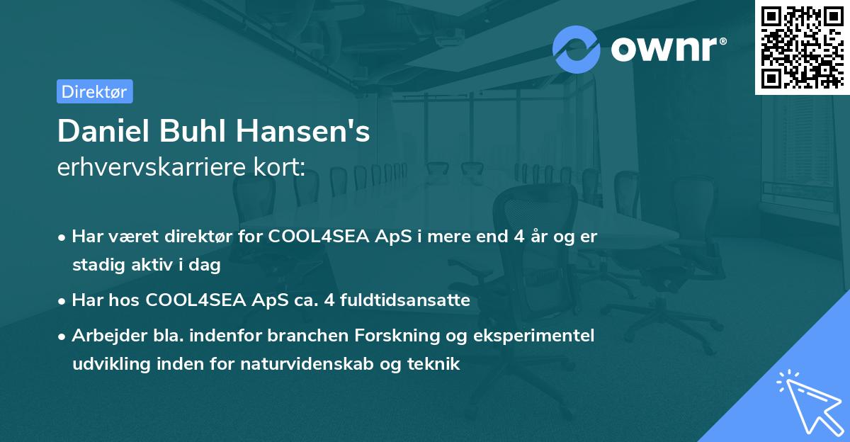 Daniel Buhl Hansen's erhvervskarriere kort