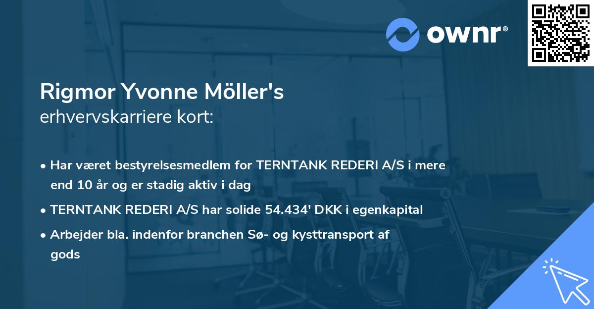 Rigmor Yvonne Möller's erhvervskarriere kort