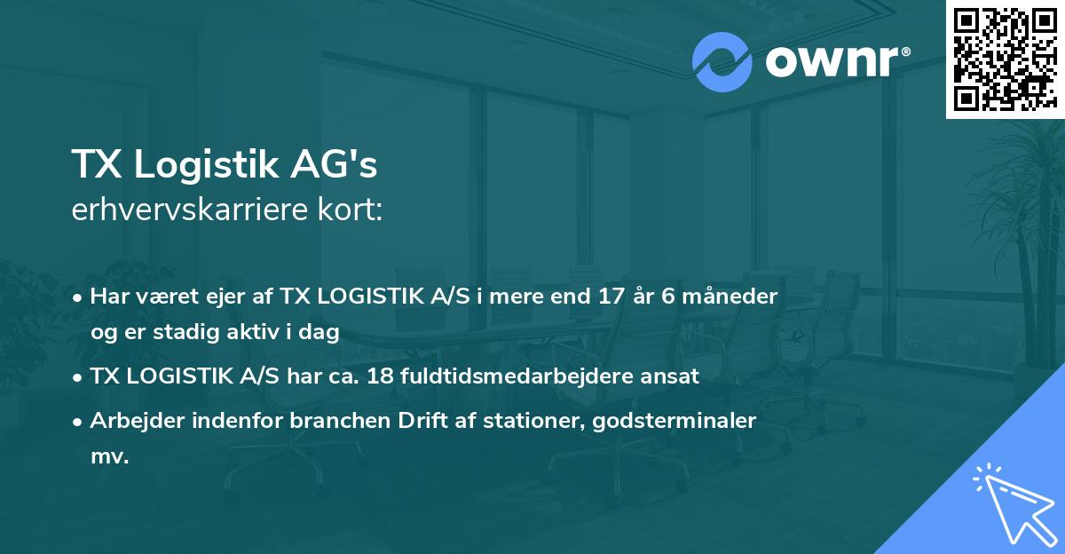TX Logistik AG's erhvervskarriere kort