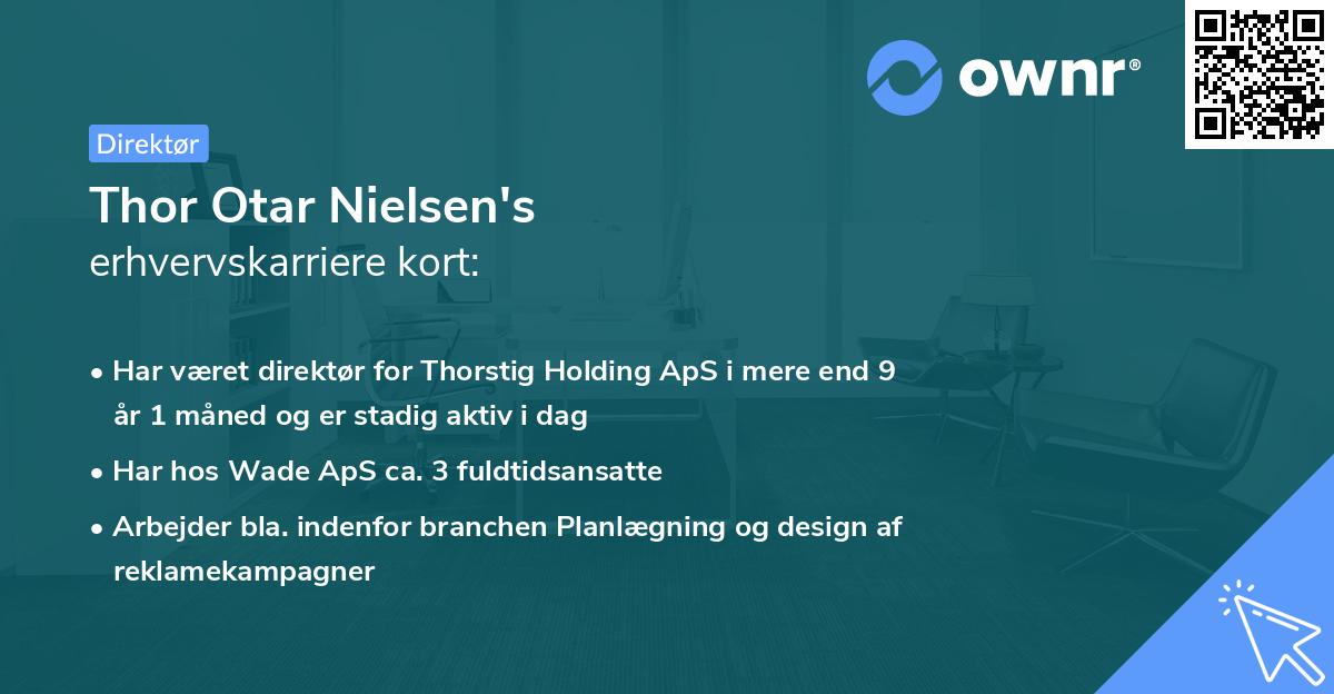 Thor Otar Nielsen's erhvervskarriere kort