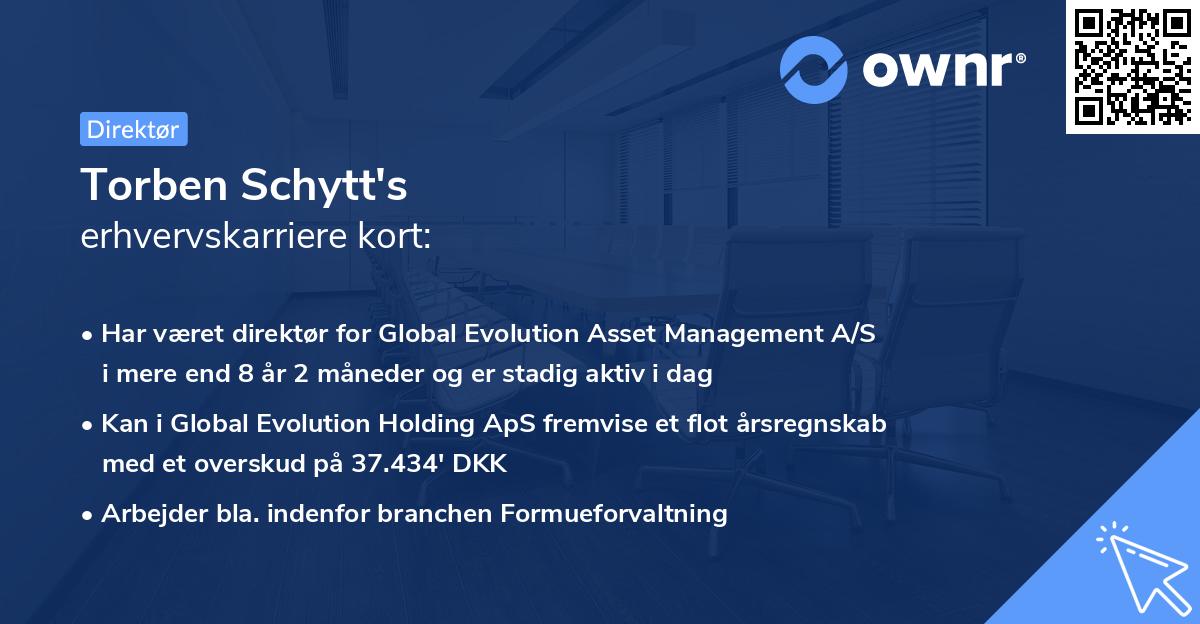 Torben Schytt's erhvervskarriere kort