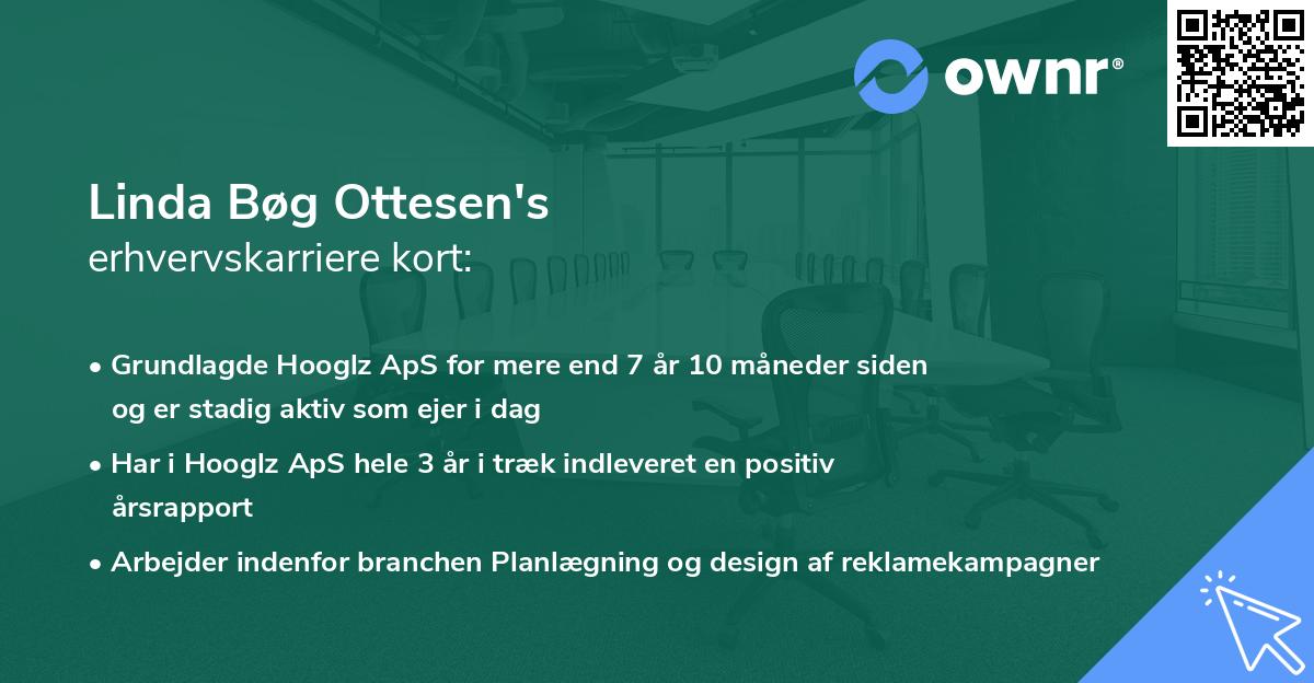 Linda Bøg Ottesen's erhvervskarriere kort