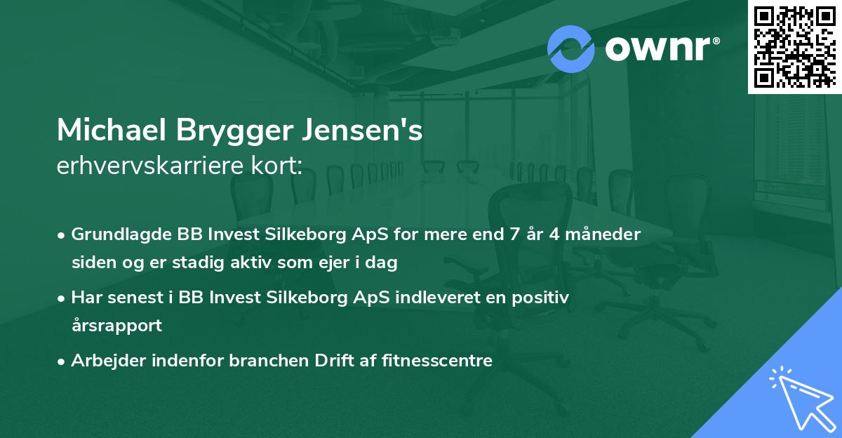 Michael Brygger Jensen's erhvervskarriere kort
