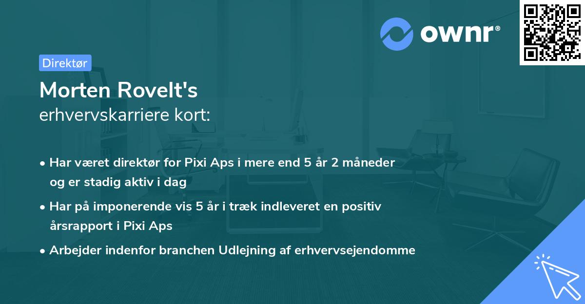 Morten Rovelt's erhvervskarriere kort