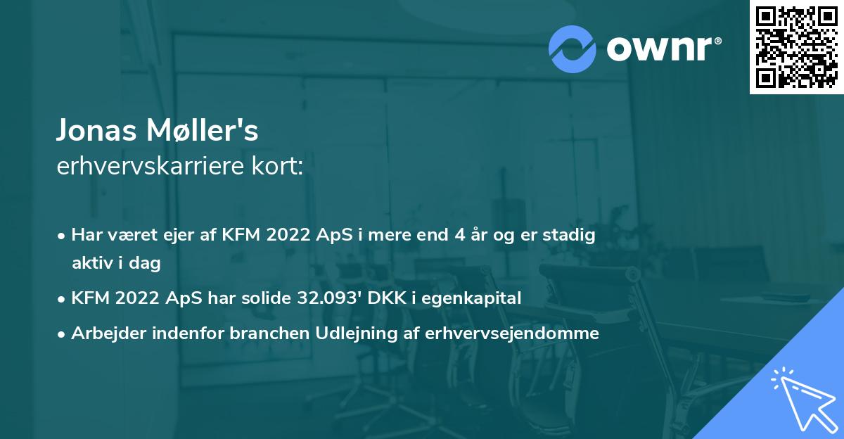 Jonas Møller's erhvervskarriere kort