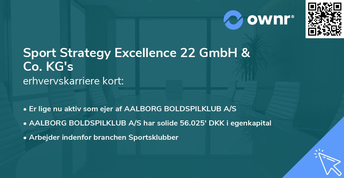 Sport Strategy Excellence 22 GmbH & Co. KG's erhvervskarriere kort