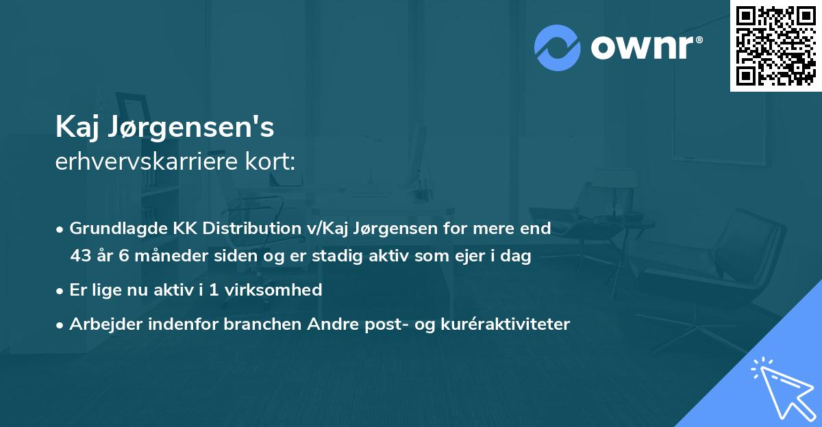 Kaj Jørgensen's erhvervskarriere kort