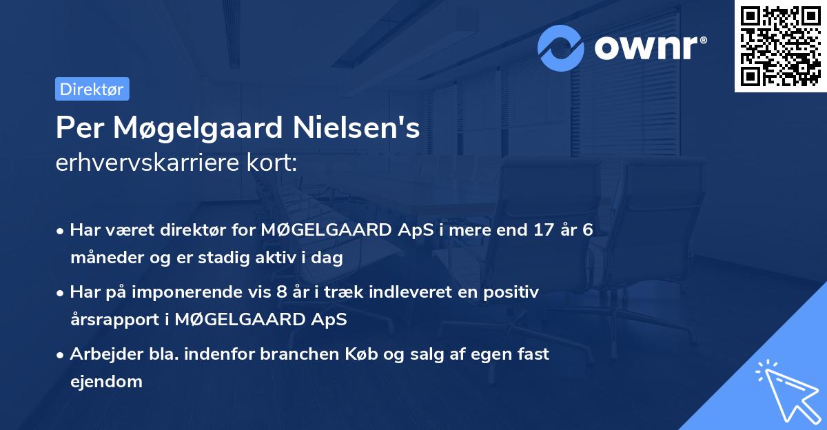 Per Møgelgaard Nielsen's erhvervskarriere kort