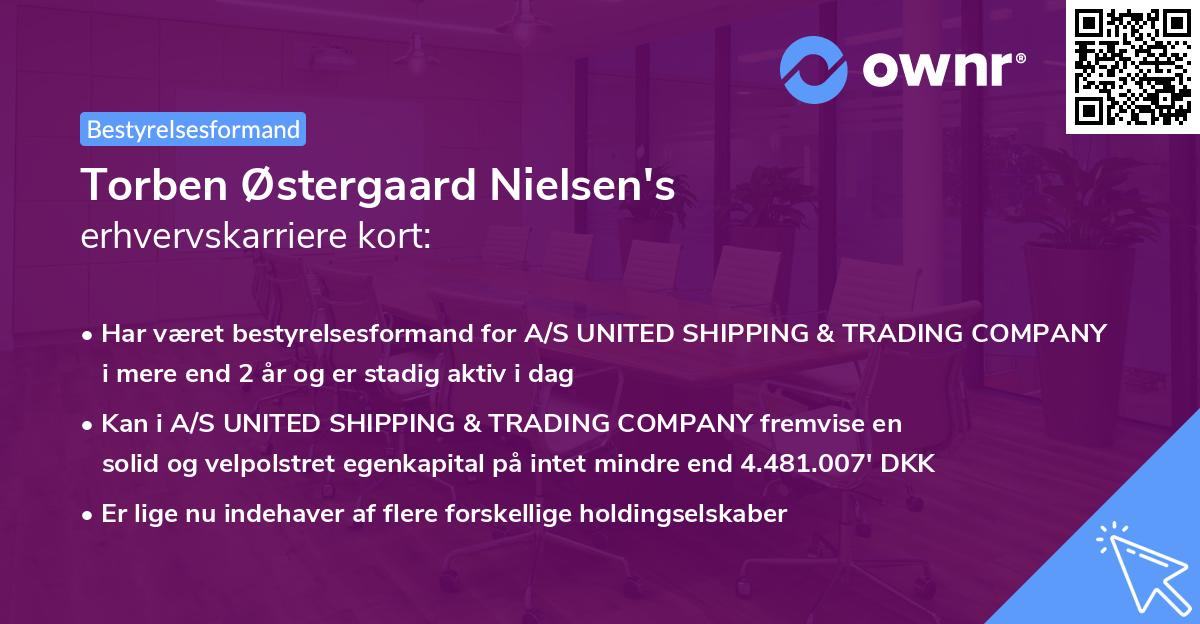 Torben Østergaard Nielsen's erhvervskarriere kort