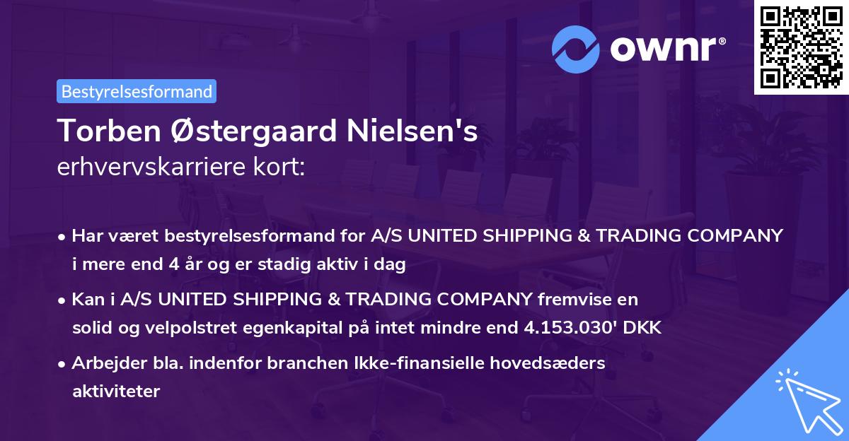 Torben Østergaard Nielsen's erhvervskarriere kort